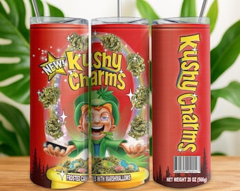 Weed Tumblers, Stoner Cups, Weed Gifts, Funny Tumblers, Adult Tumblers, Weed Cereal Tumblers, Adult Gag Gifts, Novelty Gifts, Smoker Gifts