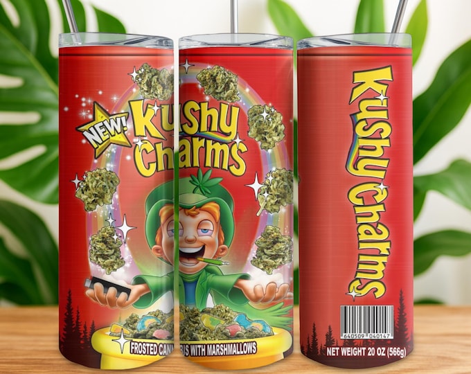 Weed Tumblers, Stoner Cups, Weed Gifts, Funny Tumblers, Adult Tumblers, Weed Cereal Tumblers, Adult Gag Gifts, Novelty Gifts, Smoker Gifts