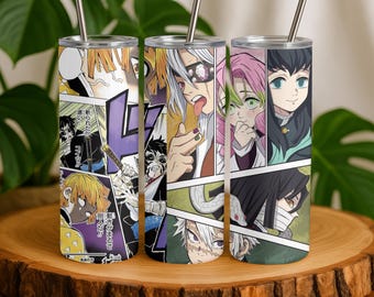 Demon Slayer Anime Tumbler, Hashira Tumbler Anime fan, Cosplay accessory, Demon Slayer Tumber