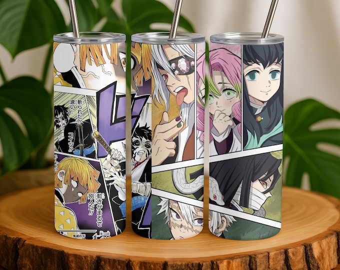 Demon Slayer Anime Tumbler, Hashira Tumbler Anime fan, Cosplay accessory, Demon Slayer Tumber