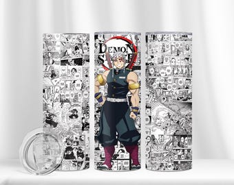 Demon Slayer Anime Tumbler Gifts Custom 20oz Skinny tumbler