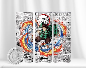 Demon Slayer Anime Tumbler Gifts Custom 20oz Skinny tumbler