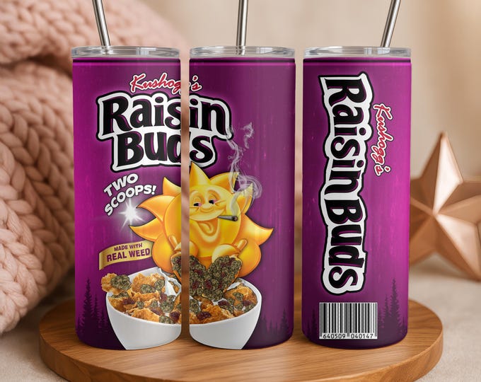 Weed Tumblers, Stoner Cups, Weed Gifts, Funny Tumblers, Adult Tumblers, Weed Cereal Tumblers, Adult Gag Gifts, Novelty Gifts, Smoker Gifts