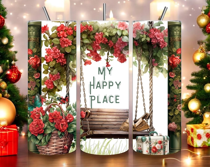 My Happy Place Tumbler