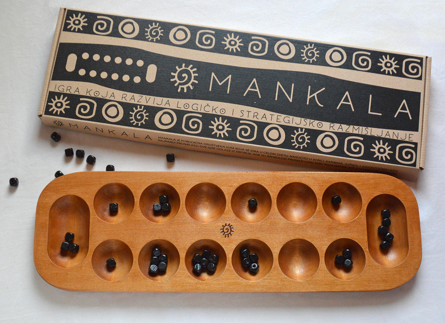 Mankala board game | Etsy