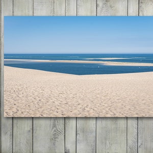 Wüste Druck, Küsten Wandkunst, Küsten Dekor, Landschaft, minimalistischen Kunst, Wand-Dekor, Wohnkultur, Natur, große Wandkunst, nautischen Dekor, Ozean-Druck