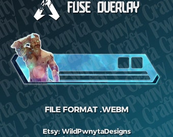 Fuse Animated: superposición de la barra de salud de Apex Legends para Youtube, Twitch, OBS y Slobs