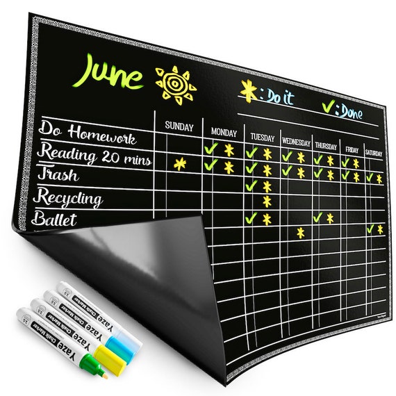 Etsy Magnetic Chore Chart