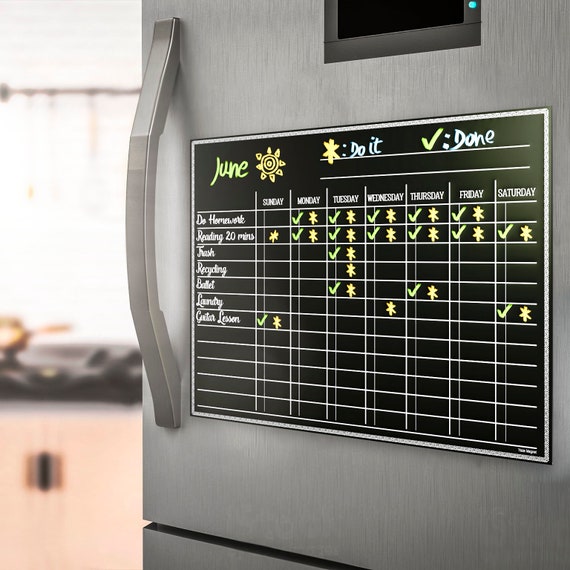 Refrigerator Chore Chart