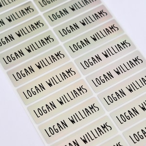 Waterproof Dishwasher Safe Name Stickers for Kids & Daycare Labels- School Label Rectangle Label Hanprinting	school supply Stocking Stuffer personalized gift waterproof sticker custom name
goodie bag gift
school
lunchbox
daycare 
dishwasher safe