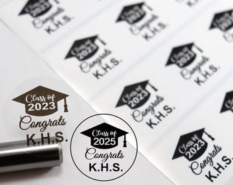 Personalized Graduation Stickers: Waterproof Envelope Seals