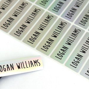 Waterproof Dishwasher Safe Name Stickers for Kids & Daycare Labels- School Label Rectangle Label Hanprinting	school supply Stocking Stuffer personalized gift waterproof sticker custom name
goodie bag gift
school
lunchbox
daycare 
dishwasher safe