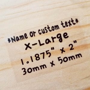 27 X-Large Size Namensaufkleber für Business & Kinder Wasserdichte Namensaufkleber Kindergartenetiketten Schuletiketten - Großes rechteckiges Etikett Hanprinting