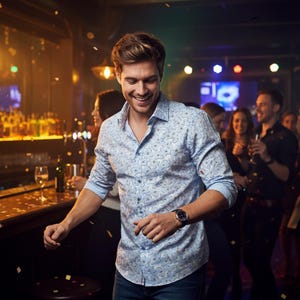 Chemise habillée pour homme, homme, chemise italienne de grande qualité, coupe slim, bleu ciel