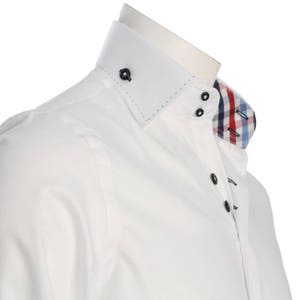 Men&#39;s Formal Shirt Men Italian Shirt Designer Great Quality Slim Fit White 10009