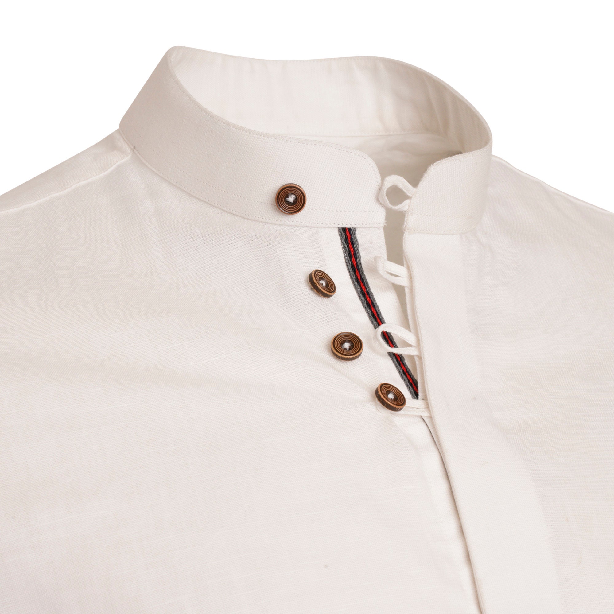 Men's Linen Blend Shirt Designer Great Quality Slim Fit White Brown - Etsy