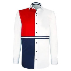 Men&#39;s Formal Shirt Men Italian Shirt Designer Great Quality Slim Fit White 301