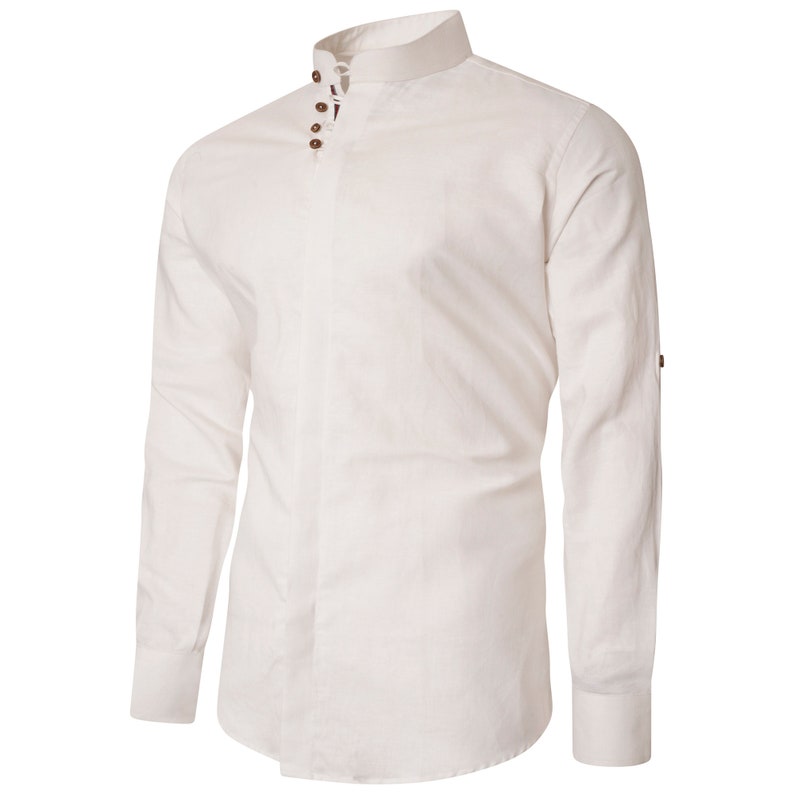 Men's Linen Blend Shirt Designer Great Quality Slim Fit - Etsy