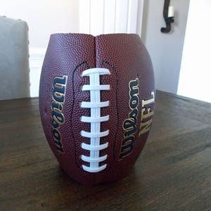 Football Vase-Flower Vase-Football Table Centerpiece-Football Table Decor-Party Decorations-Sports Decor-Fall Decor image 1