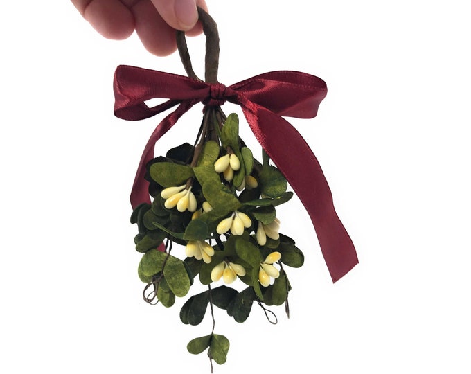 Mistletoehanging Mistletoeartificial Mistletoechristmas Etsy