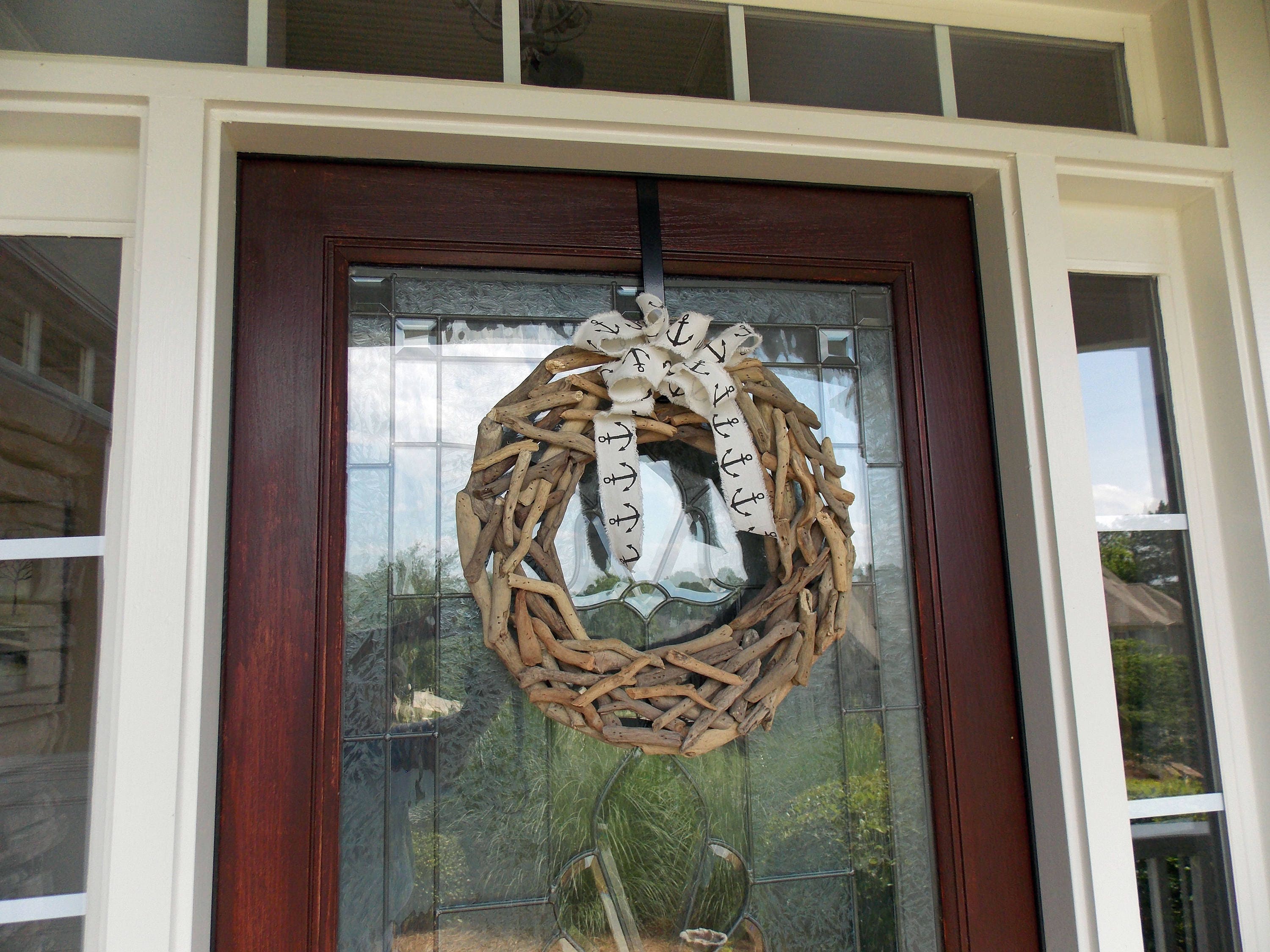 19 Driftwood Wreath Natural Driftwood Wreath Front Door Wreaths