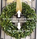 Large Preserved Boxwood Wreath-Christmas Boxwood Wreath-Farmhouse Decor-Year Round Wreath-CHOOSE Ribbon/Bow COLOR/SIZE 14'16'18' 20' 24' 30' 