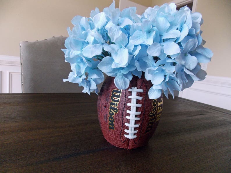 Football VaseFlower VaseFootball Table CenterpieceFootball Etsy