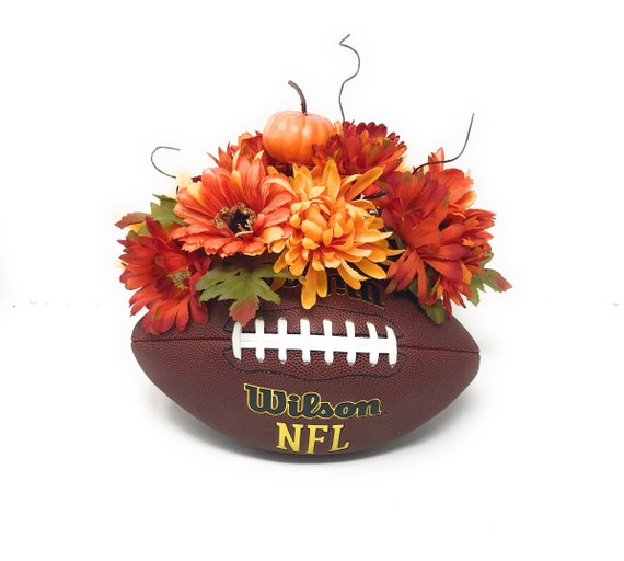 Football VaseFootball CenterpieceFootball Etsy