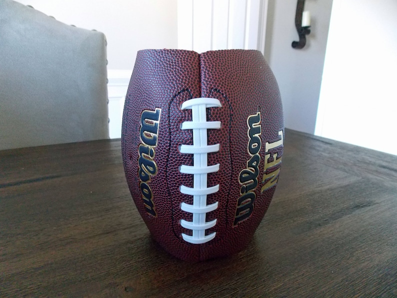 Football Vase-Flower Vase-Football Table Centerpiece-Football Table Decor-Party Decorations-Sports Decor-Fall Decor image 1