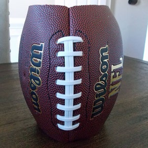 Football Vase-Flower Vase-Football Table Centerpiece-Football Table Decor-Party Decorations-Sports Decor-Fall Decor image 2