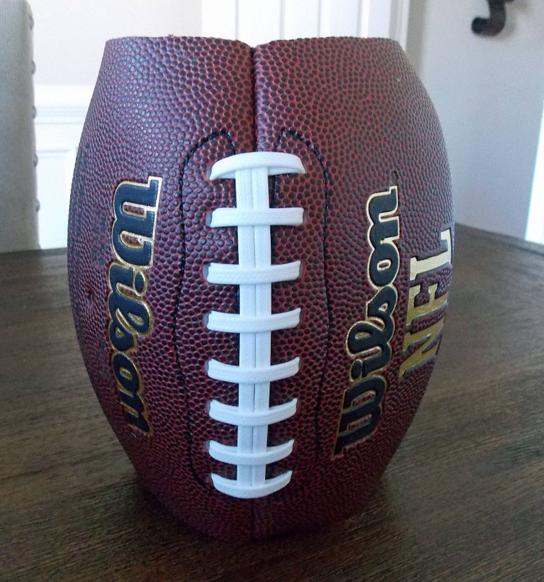 Football Vase-Flower Vase-Football Table Centerpiece-Football Table Decor-Party Decorations-Sports Decor-Fall Decor image 2