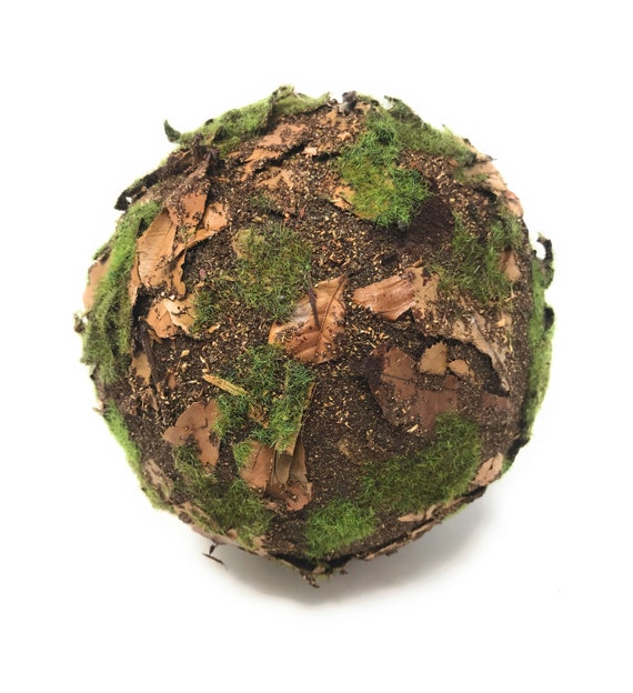 Moss And Leaf Balls Choose 6 Or 9decorative Etsy