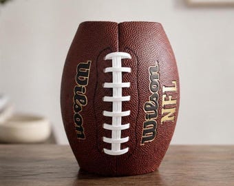 Football Vase Centerpiece, Game Day Table Party Decor