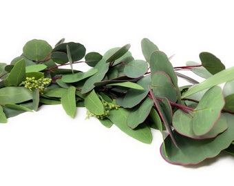 Greenery Garland Eucalyptus Garland, Everyday Garland, Mantel Garland, Wedding Garland, Farmhouse Garland