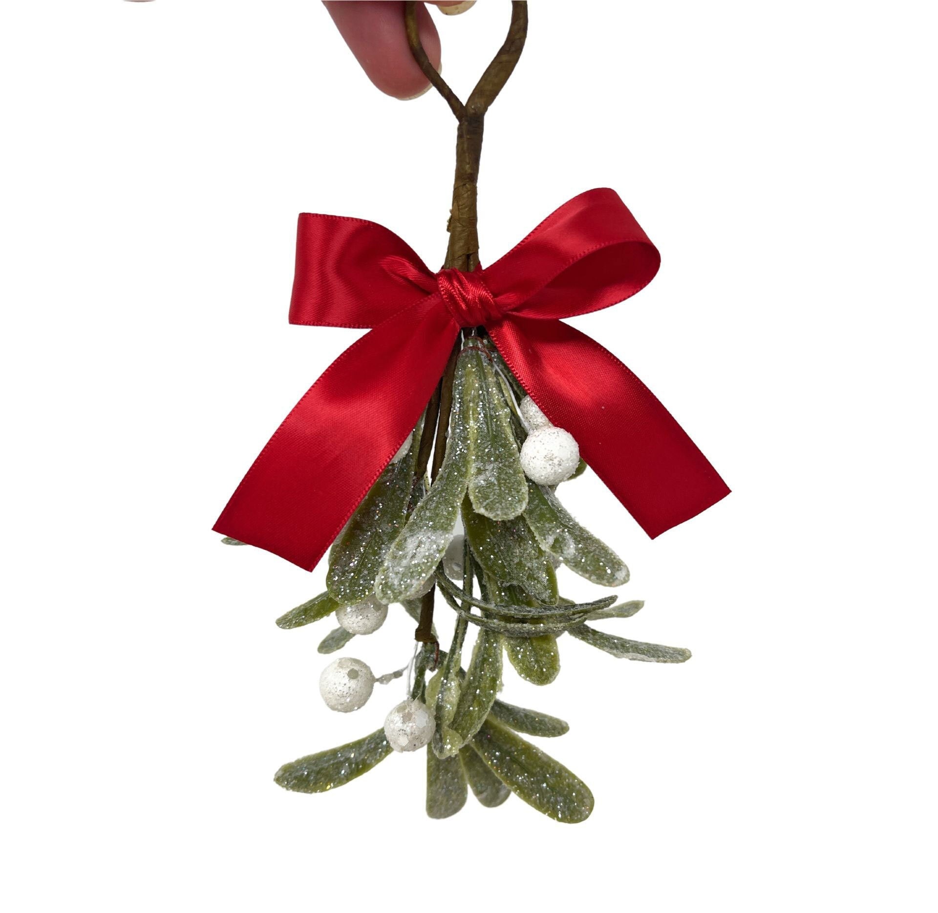 Mistletoe, Hanging Mistletoe, Artificial Mistletoe, Christmas Mistletoe Ornament, Christmas Decorations for the Home