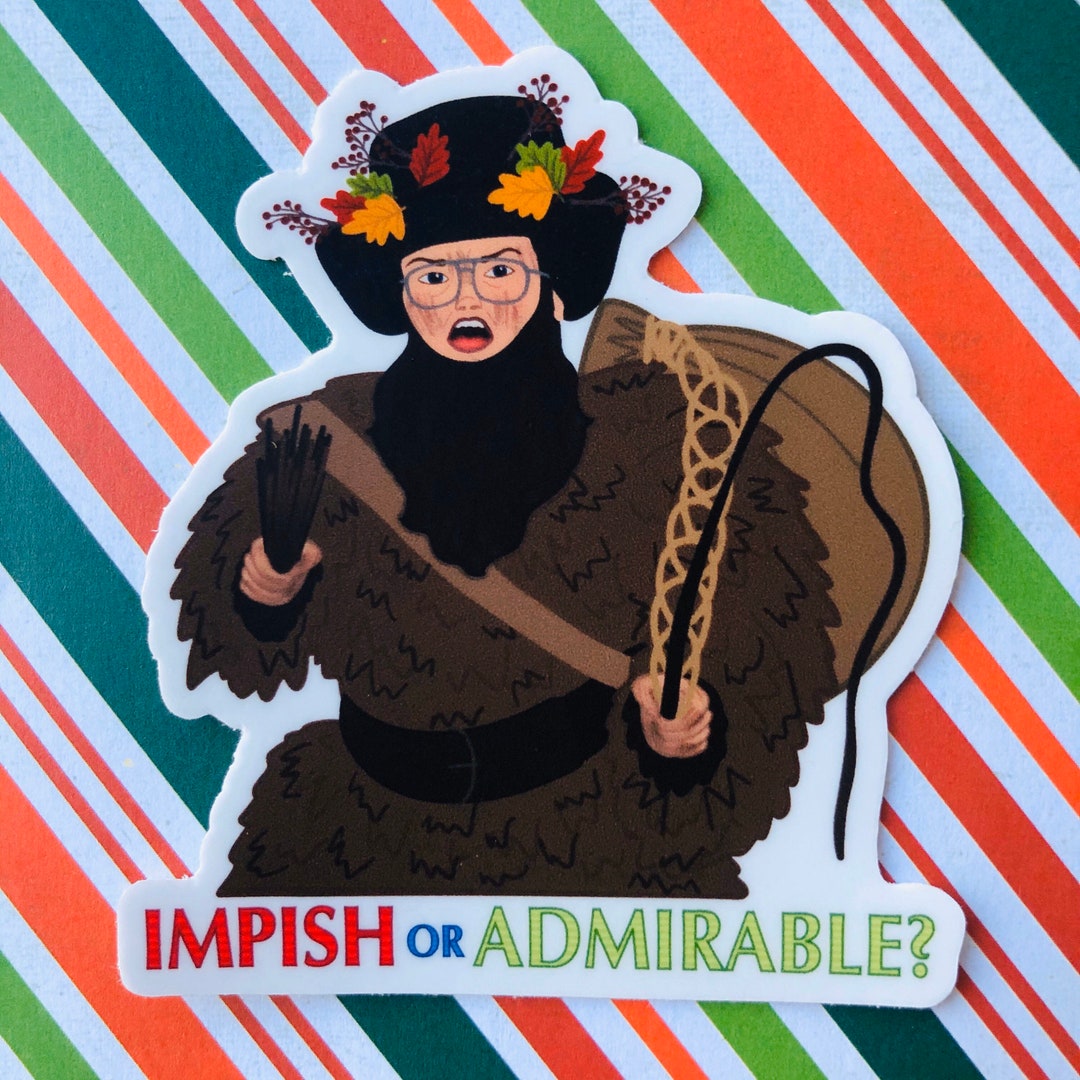 Dwight Belsnickel Impish Admirable Christmas Sticker. - Etsy