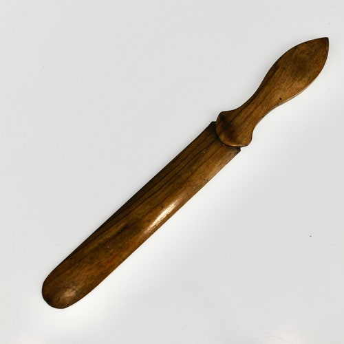 Lovely sold Antique Olive Wood Page Turner