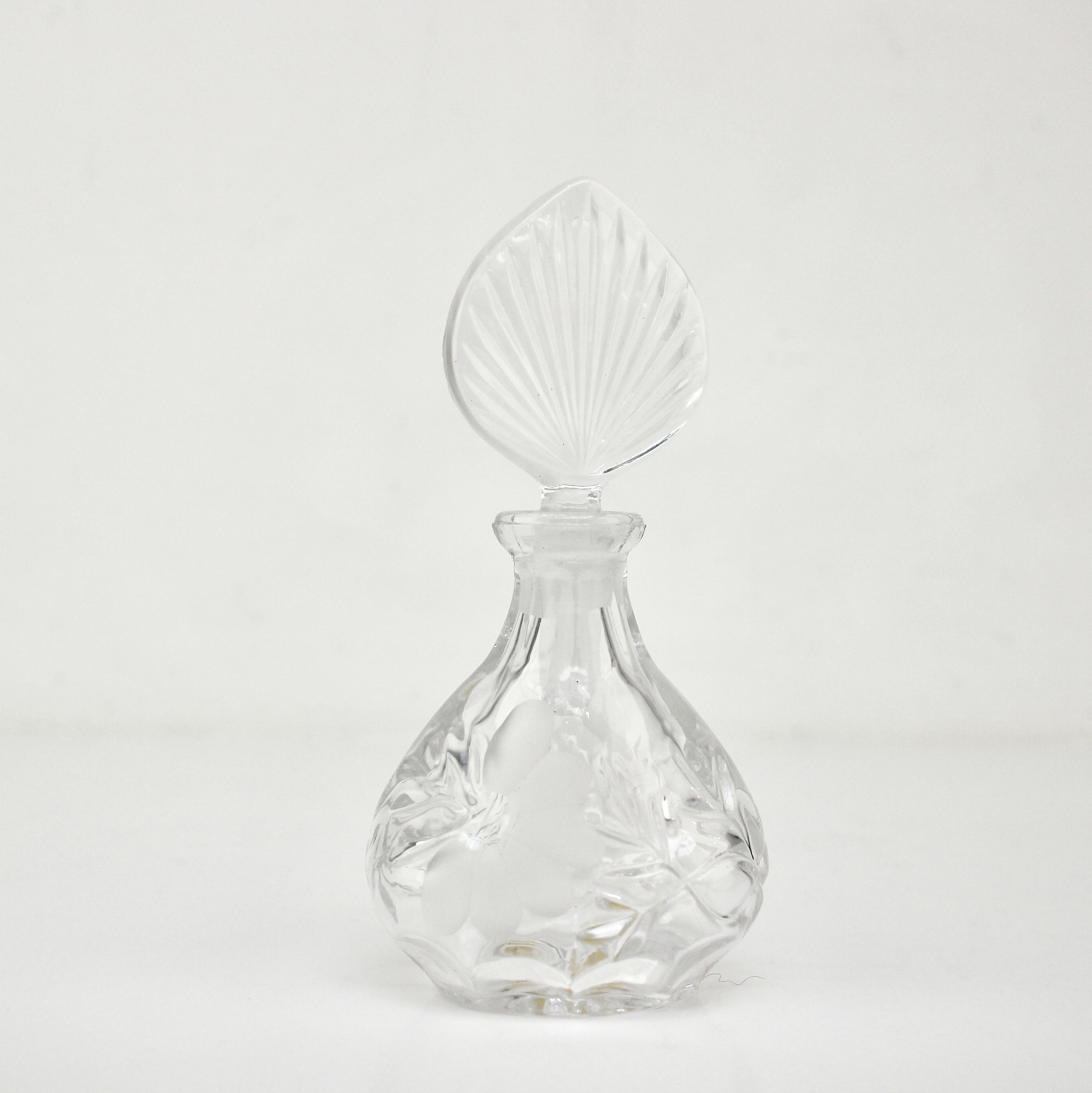 German Lead Crystal Glass Scent Bottle Etsy