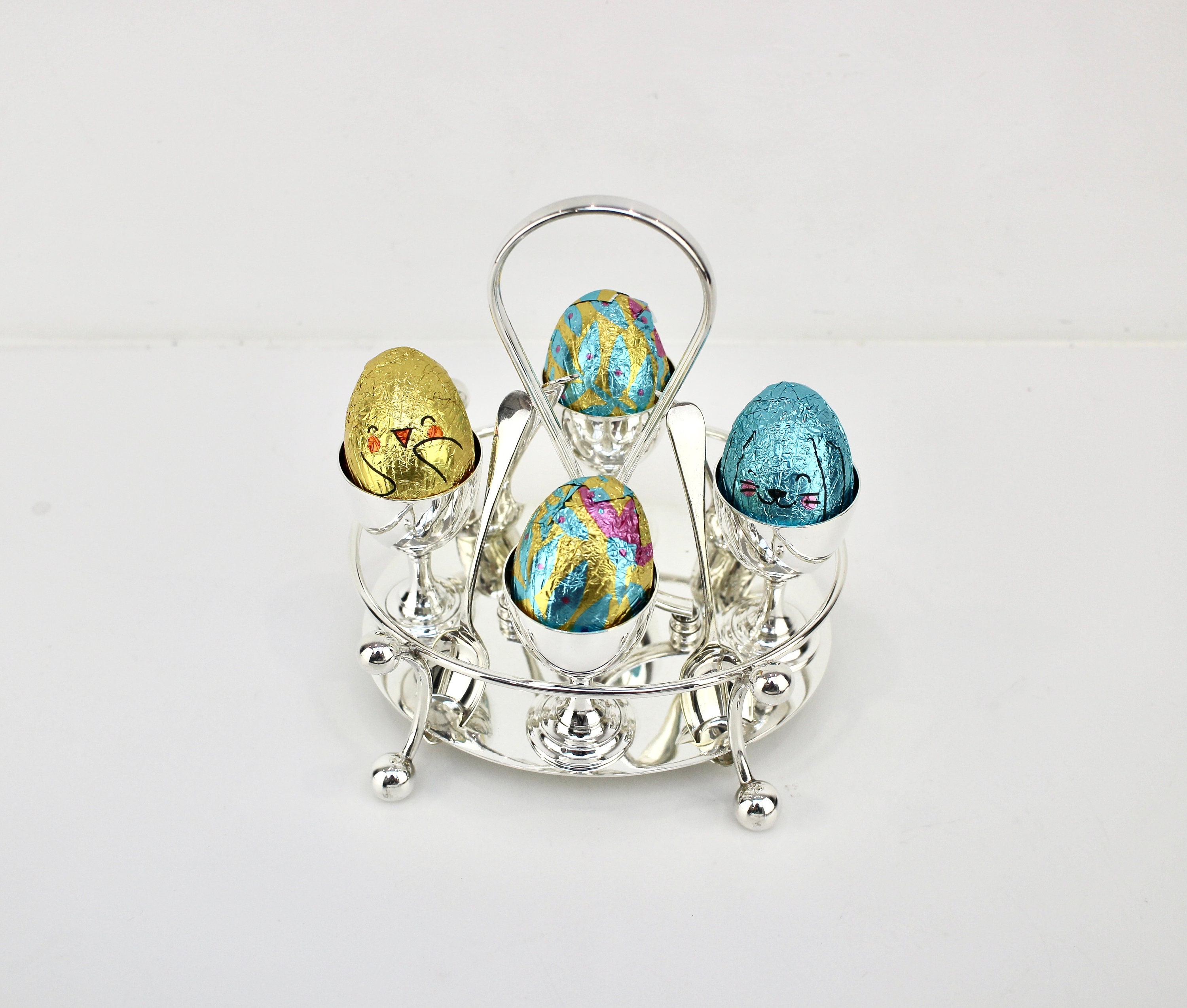 Antique English Egg Cruet Lovely Cruet for Four Etsy