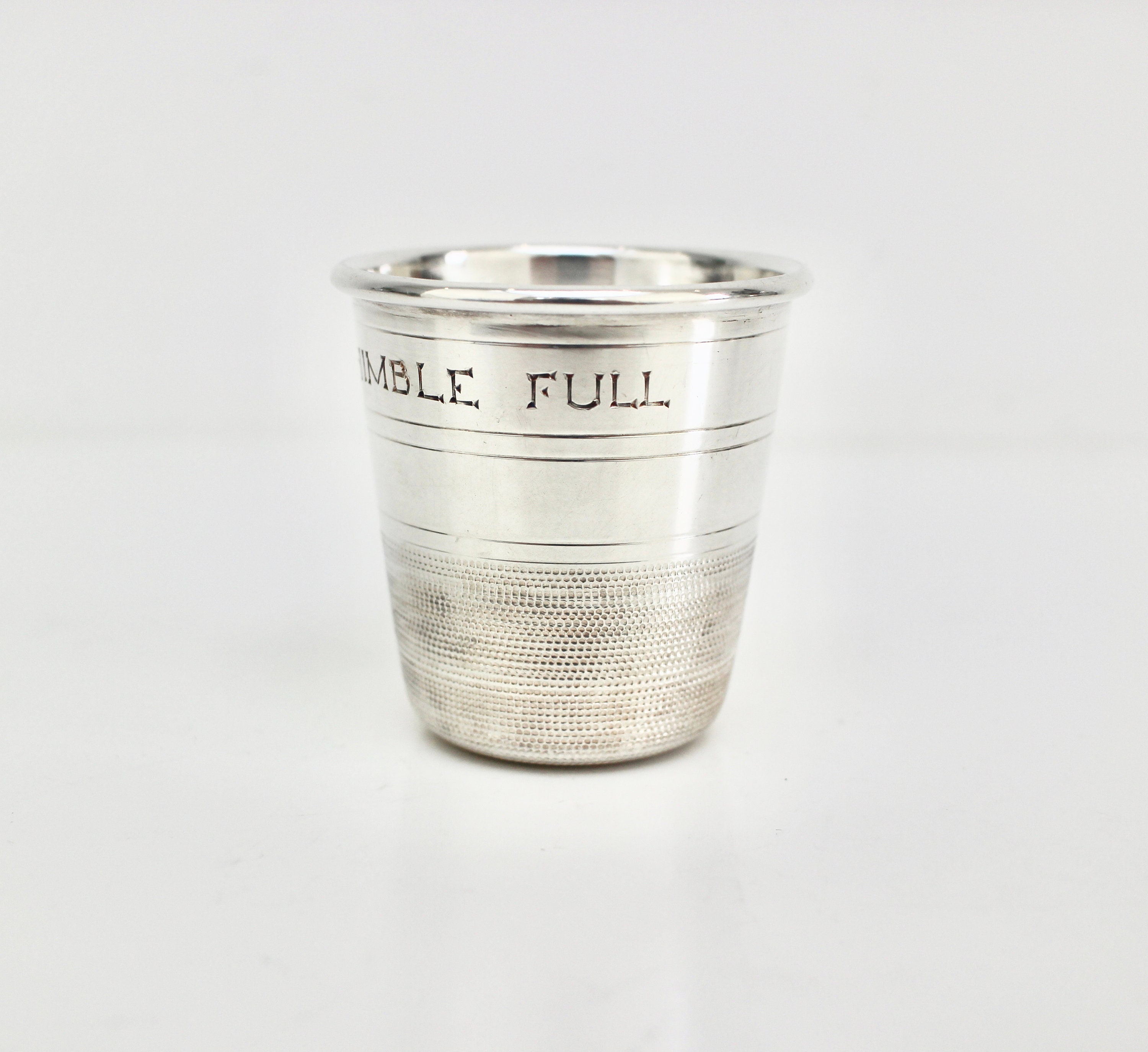 A Thimble Full Drinks Tot Sporting Cup Etsy