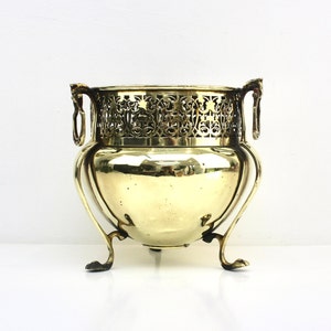 Art Nouveau Brass Jardiniere,