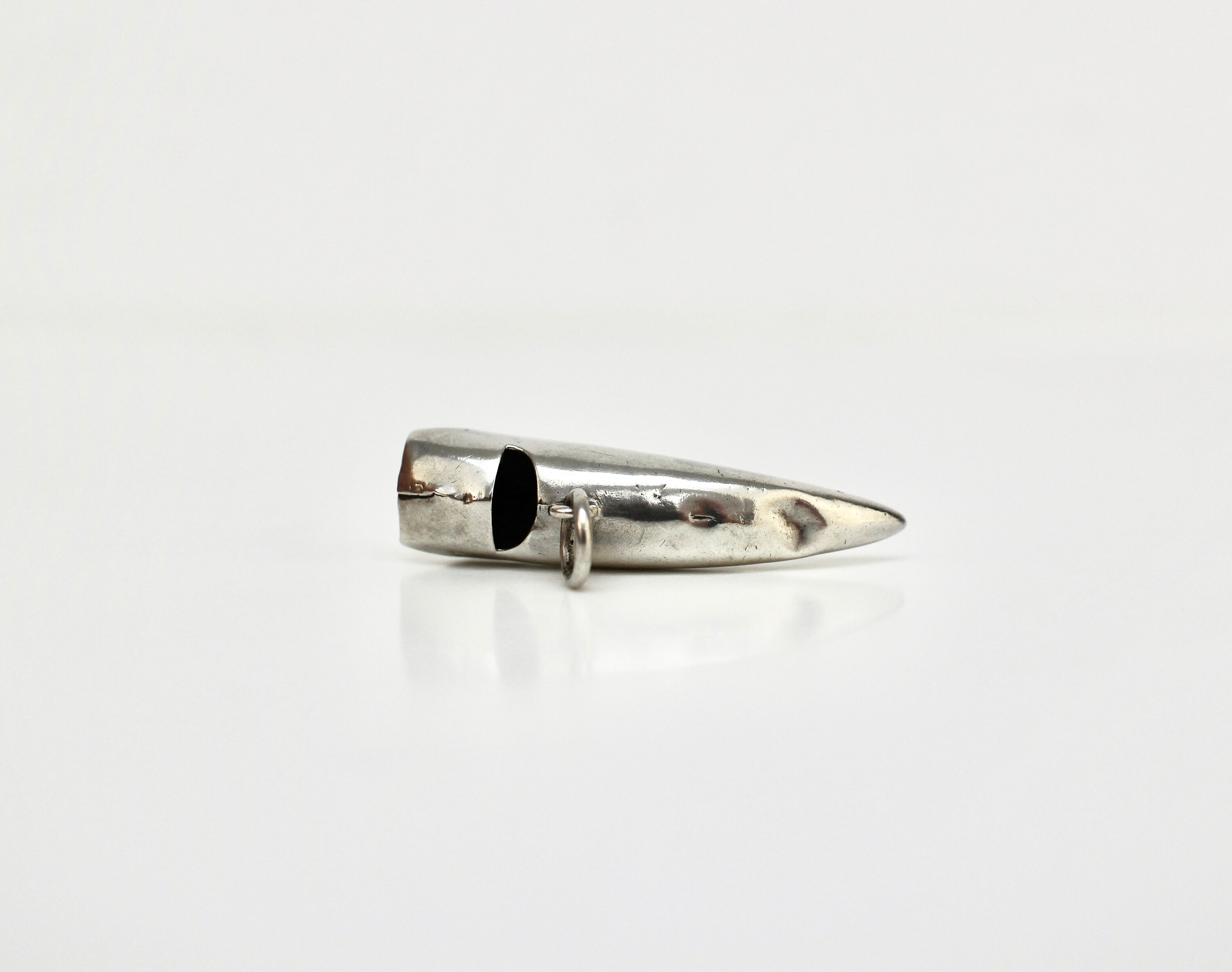 Image of 1872 Antique Silver Whistle, in The Form Of A Claw