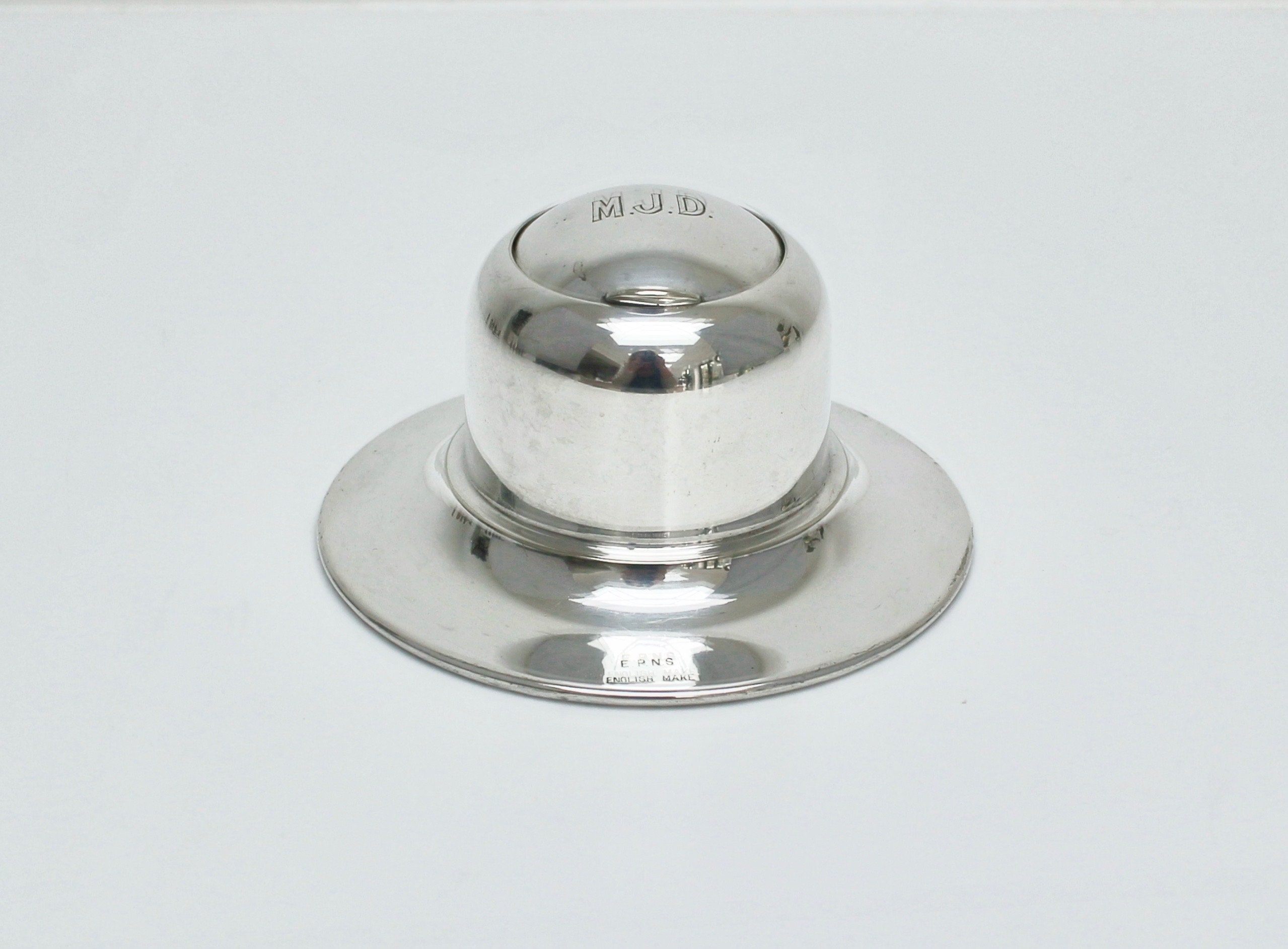 Art Deco Ships Inkwell, Unusual Eyelid Opening Inkwell - Etsy UK