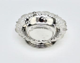 BonBon Dish Made in England, Silver Plate on Copper