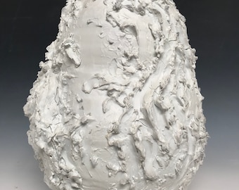 Porcelain Textured Vase