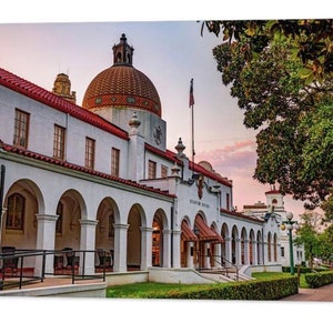 Bathhouse Row Print: Hot Springs Arkansas Architectural Photography