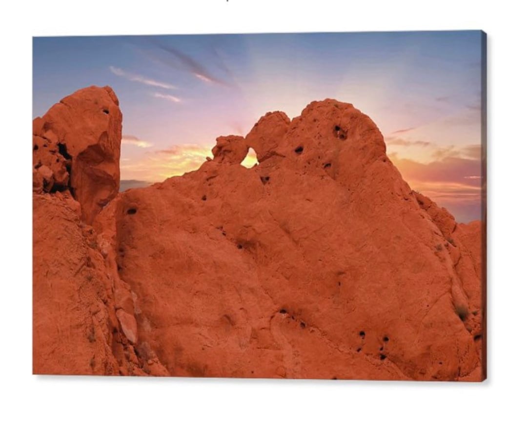 Kissing Camels Sunrise Print: Garden of the Gods, Colorado  display picture 1