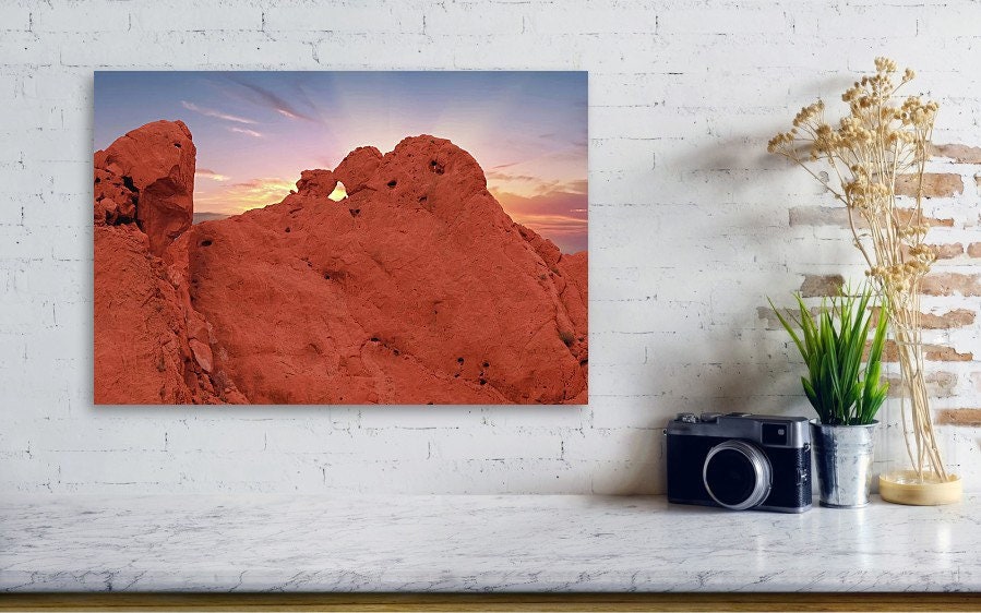 Kissing Camels Sunrise Print: Garden of the Gods, Colorado  display picture 3