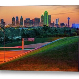 Dallas Skyline Print, Dallas Cityscape Art, Wall Decor, Dallas Texas Wall Art, Dallas Architecture, Colorful Skyline Print, Downtown Dallas