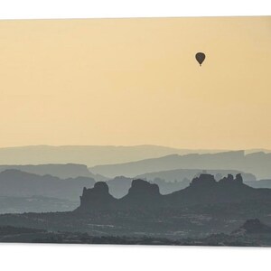Canyonlands National Park Print: Utah Hot Air Balloon Landscape